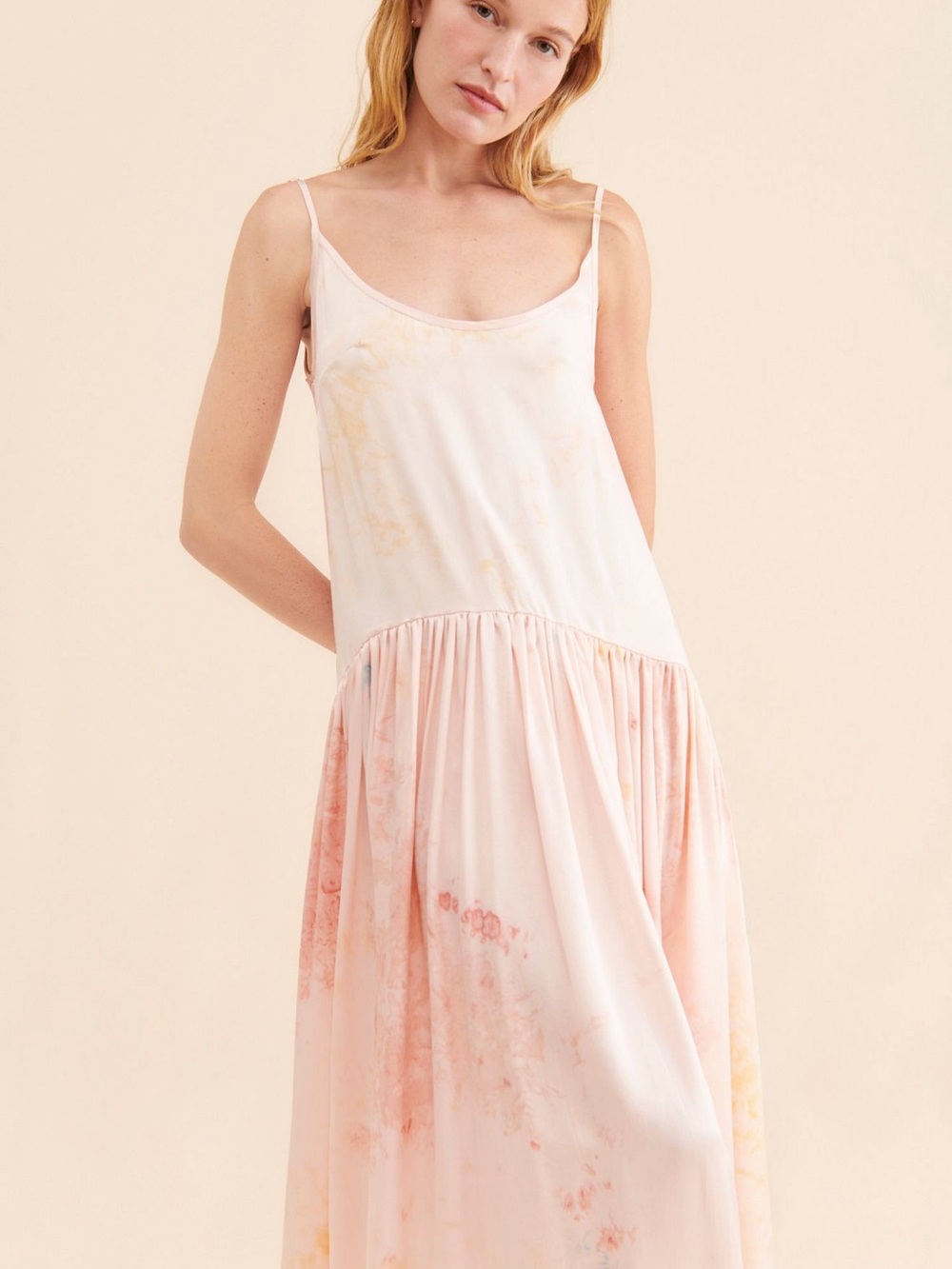 Laude the Label Anthropologie  L/XL Silk Dress